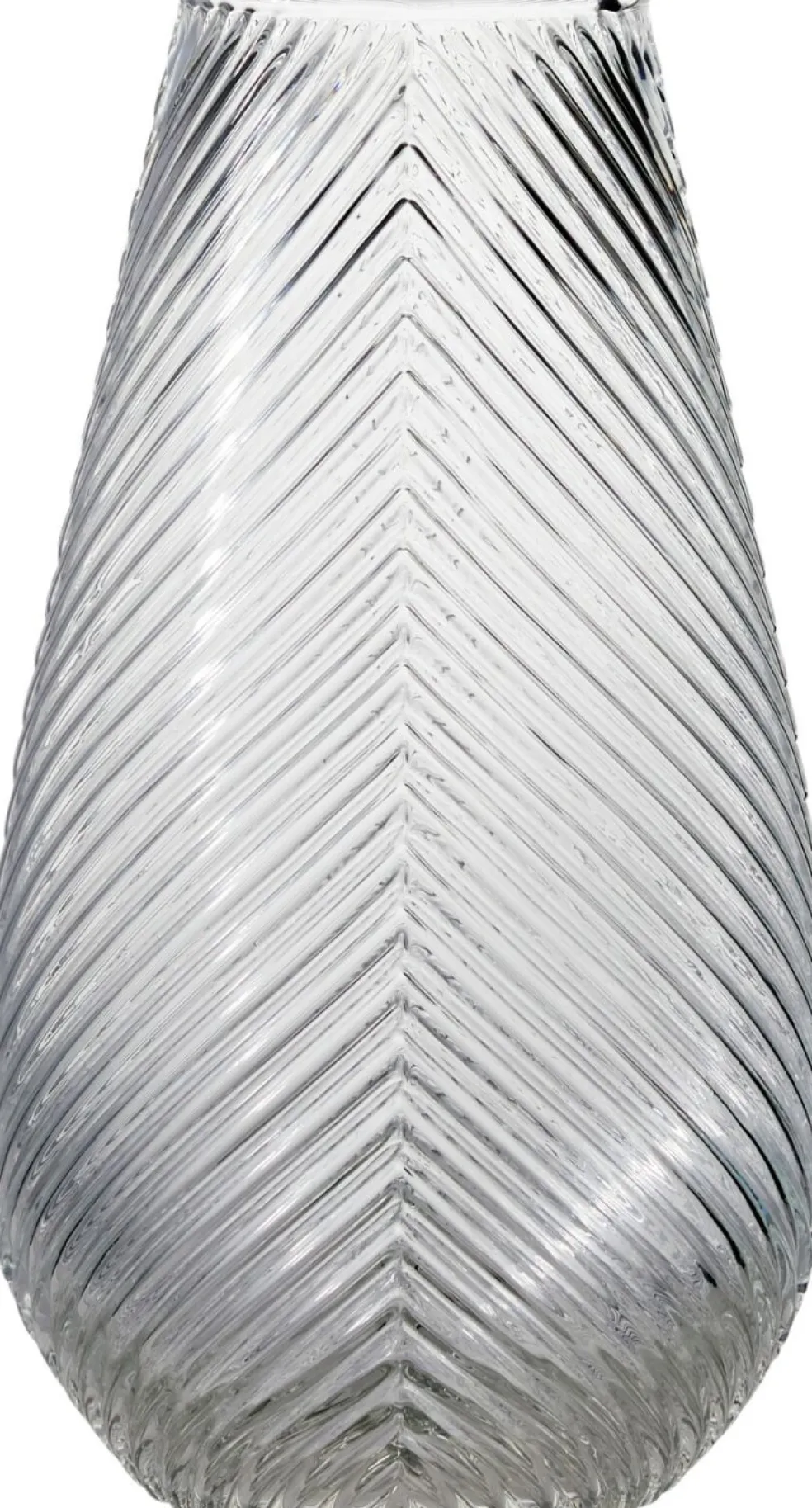 Vase aspect rainuré EH