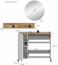 Vestiaire combiné 3 éléments DRIVE