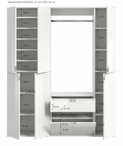 Vestiaire combiné 5 éléments BODITE