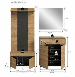 Vestiaire combiné 4 éléments GOBA