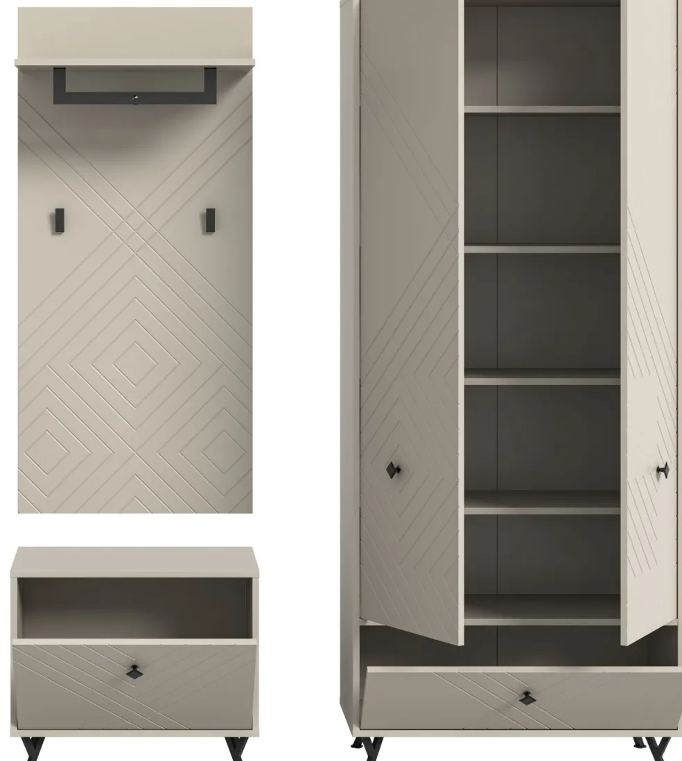 Vestiaire combiné 3 éléments TAPI