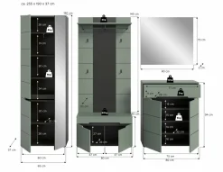 Vestiaire combiné 5 éléments GOBA