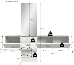 Vestiaire combiné 3 éléments VAGA