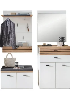 Vestiaire combiné 4 éléments ASMARA-Wohn-Concept Outlet