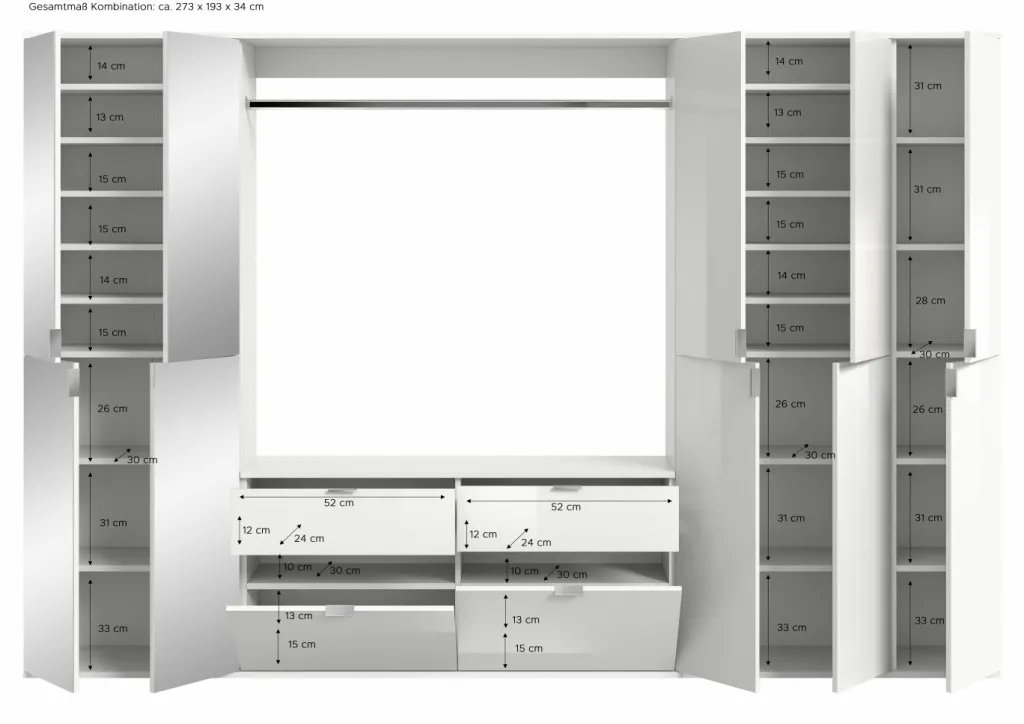 Vestiaire combiné 6 éléments BODITE-Xonox Sale