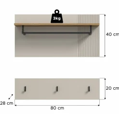 Vestiaire combiné 2 éléments SLIDE