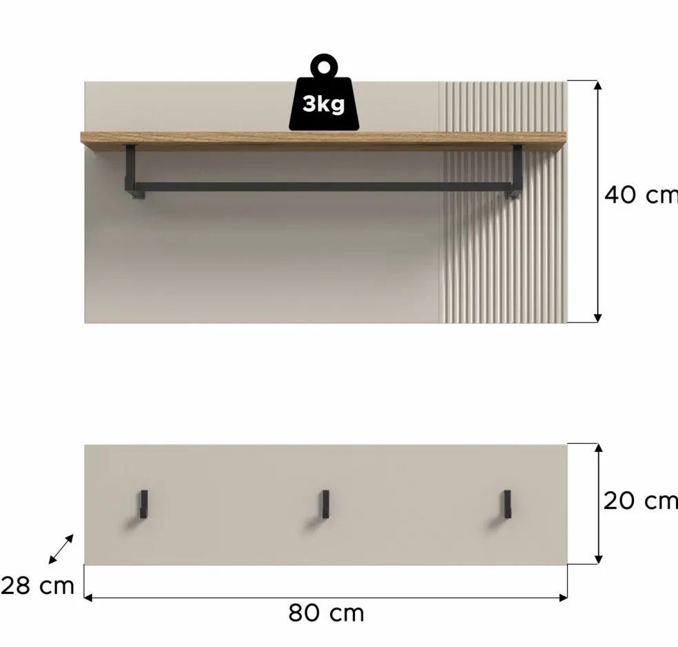 Vestiaire combiné 2 éléments SLIDE