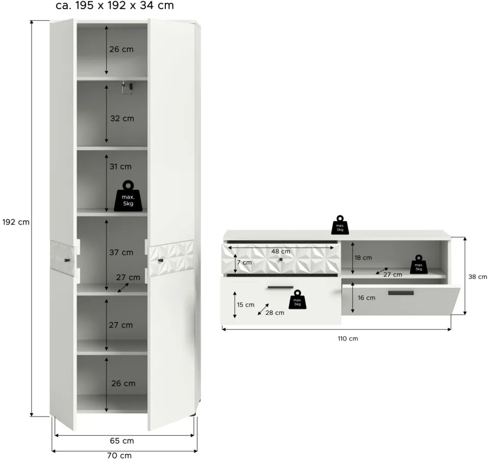 Vestiaire combiné ZIWAY