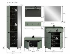 Vestiaire combiné GOBA