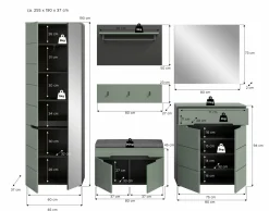 Vestiaire combiné GOBA-Xonox