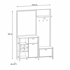 Vestiaire compact HIGH ROCK-Forte Outlet