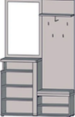 Vestiaire compact TULUZA-Forte New