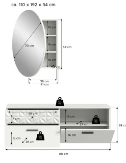 Vestiaire compact ZIWAY-Xonox Clearance
